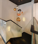 Solara Pendant Lamp Blown Glass Irregular Cluster Sculptural - Letslighting