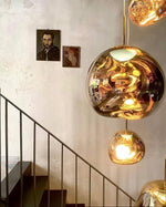 Solara Pendant Lamp Blown Glass Irregular Cluster Sculptural - Letslighting
