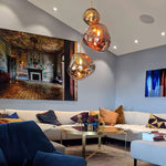 Solara Pendant Lamp Blown Glass Irregular Cluster Sculptural - Letslighting