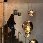 Solara Pendant Lamp Blown Glass Irregular Cluster Sculptural - Letslighting