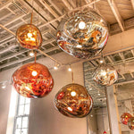 Solara Pendant Lamp Blown Glass Irregular Cluster Sculptural - Letslighting
