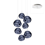 Solara Pendant Lamp Blown Glass Irregular Cluster Sculptural - Letslighting