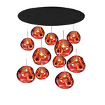 Solara Pendant Lamp Blown Glass Irregular Cluster Sculptural - Letslighting
