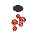 Solara Pendant Lamp Blown Glass Irregular Cluster Sculptural - Letslighting