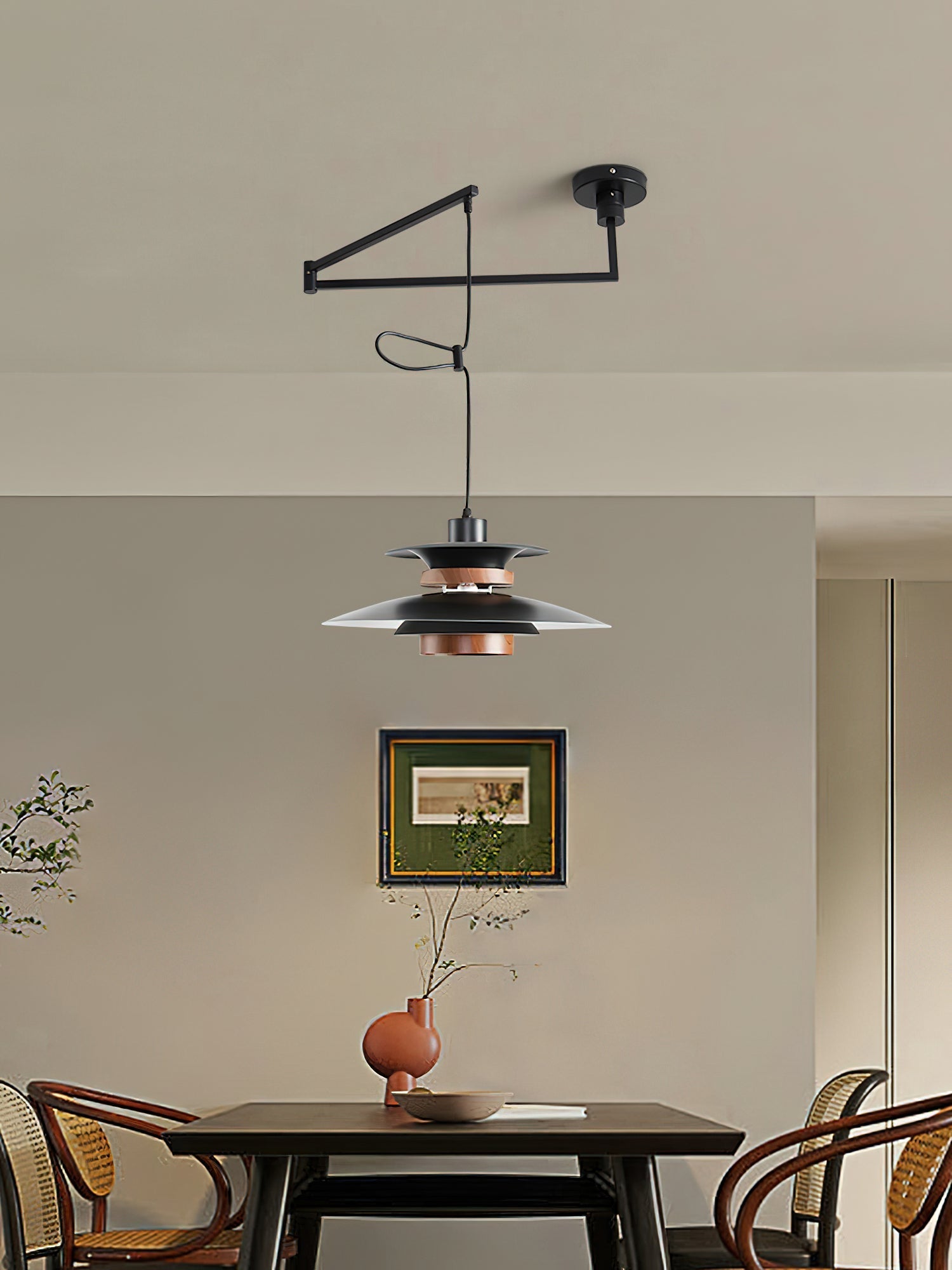 Mercero Swing Arm Pendant Lamp - Lamp Outdoor