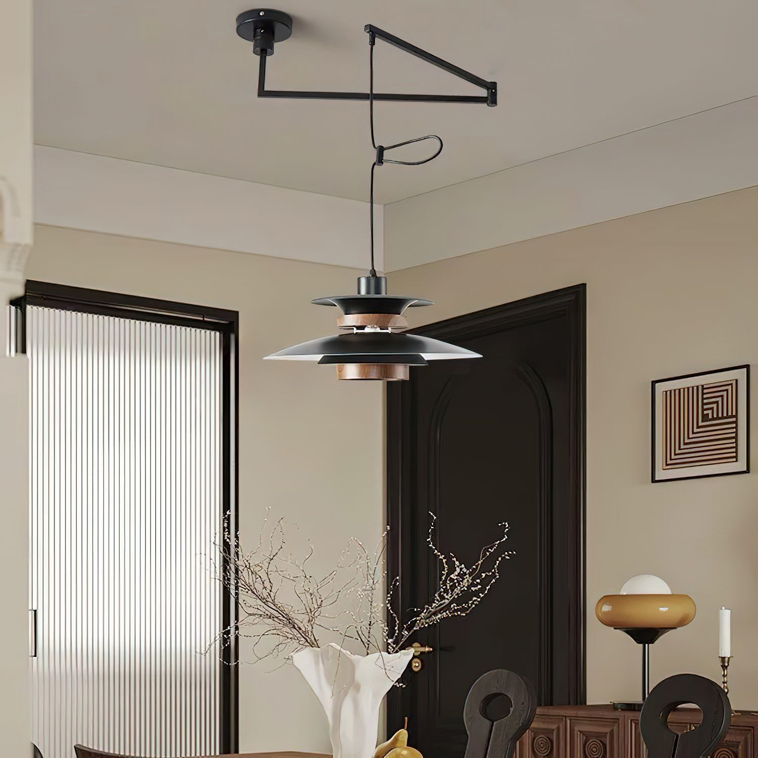 Mercero Swing Arm Pendant Lamp - Lamp Outdoor