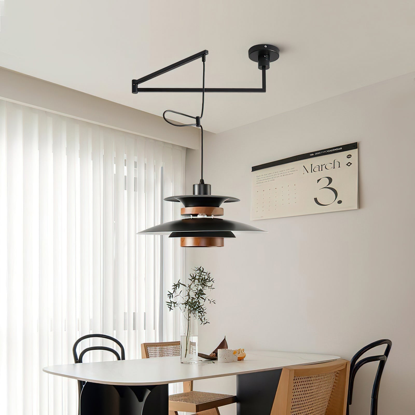 Mercero Swing Arm Pendant Lamp - Lamp Outdoor