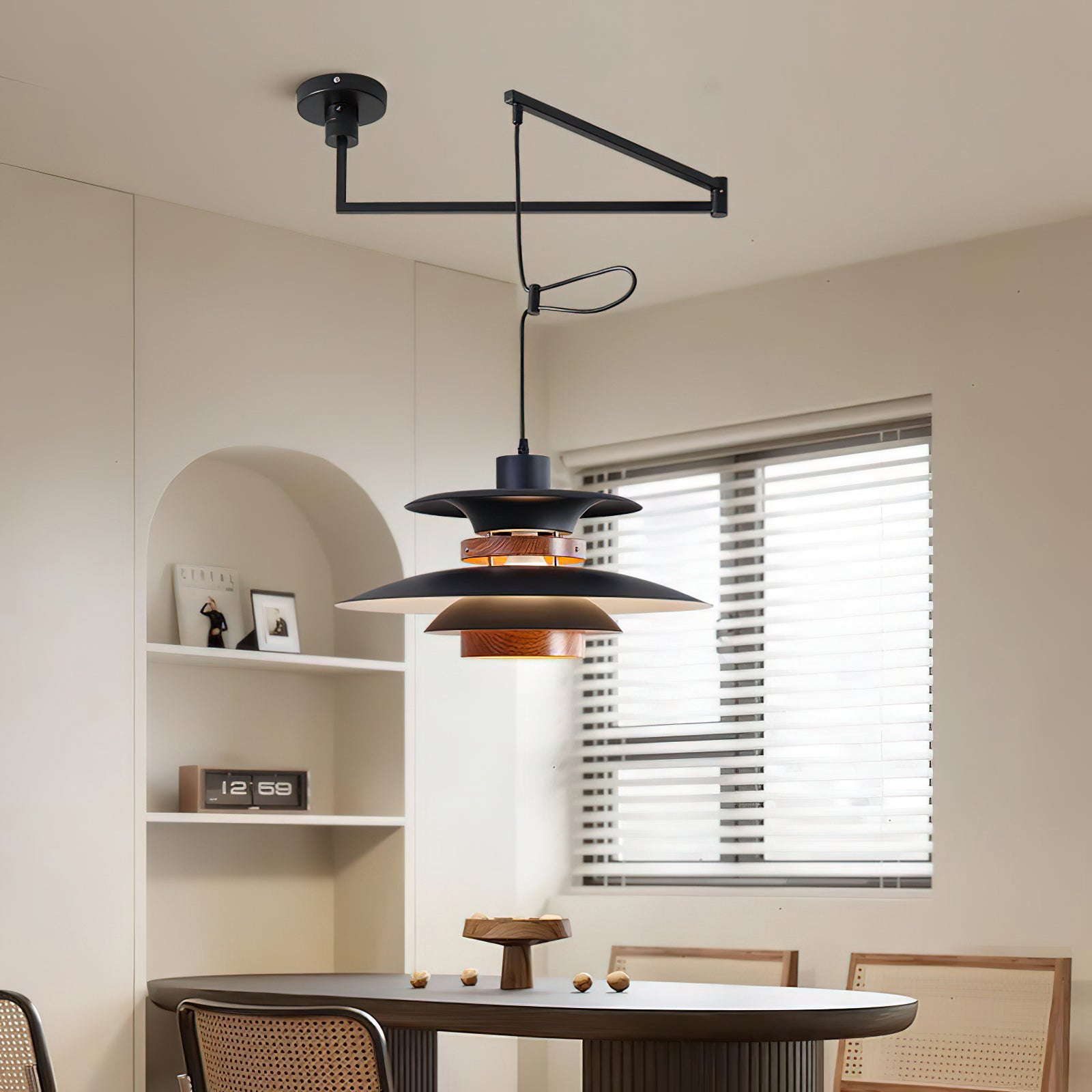Mercero Swing Arm Pendant Lamp - Lamp Outdoor