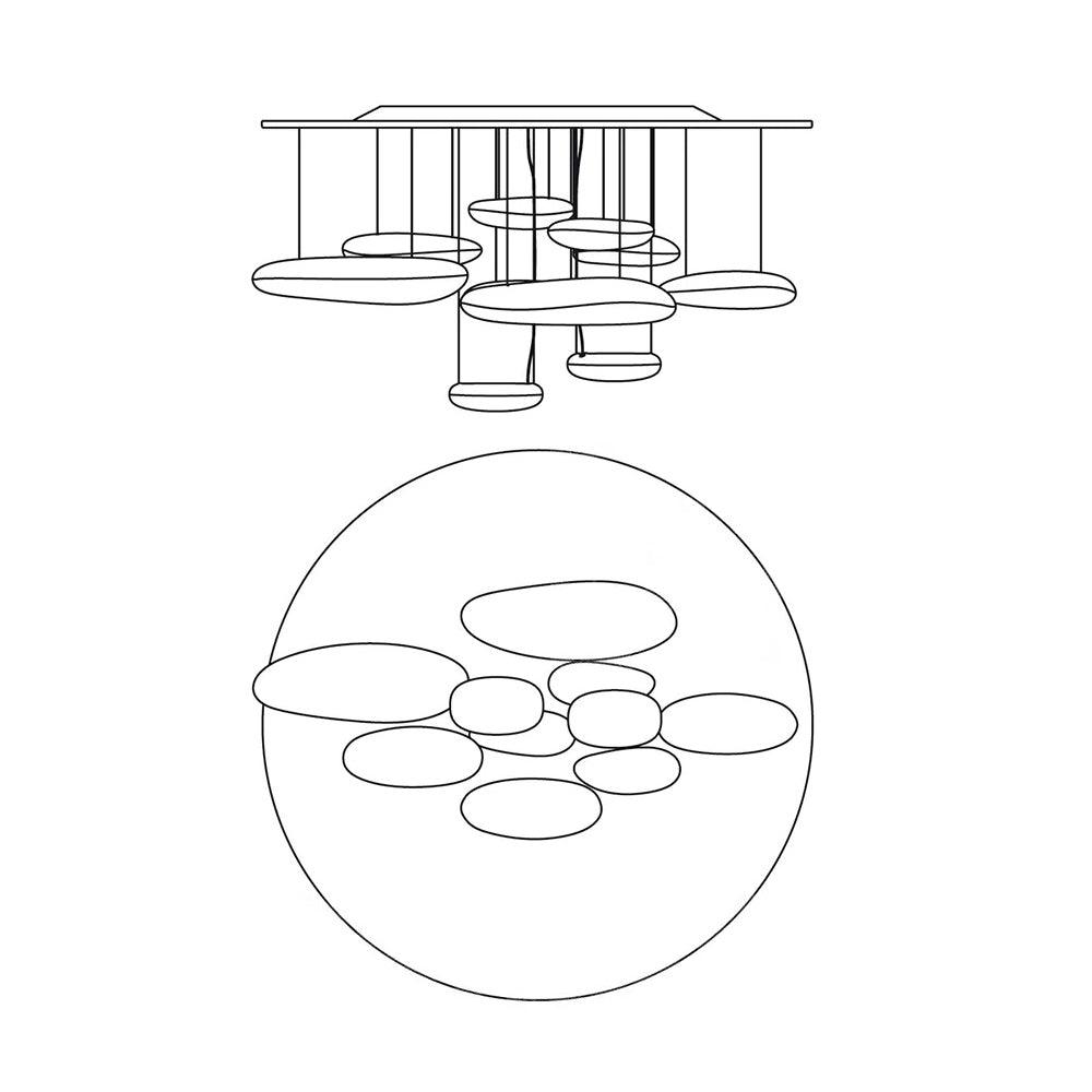 Mercury Chandelier - Lamp Outdoor