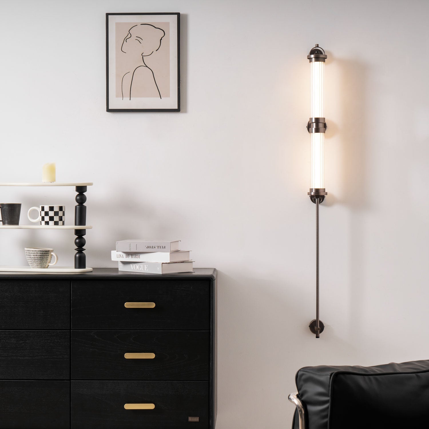 Meridian Vertical Wall Sconce - Lamp Outdoor