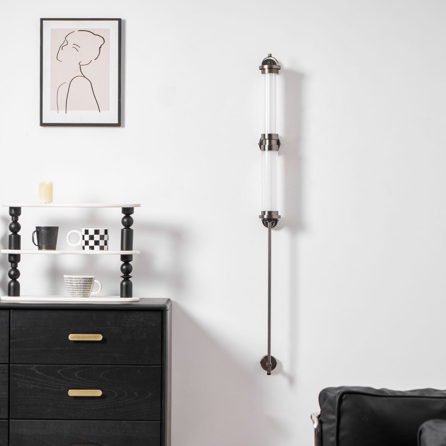 Meridian Vertical Wall Sconce - Lamp Outdoor