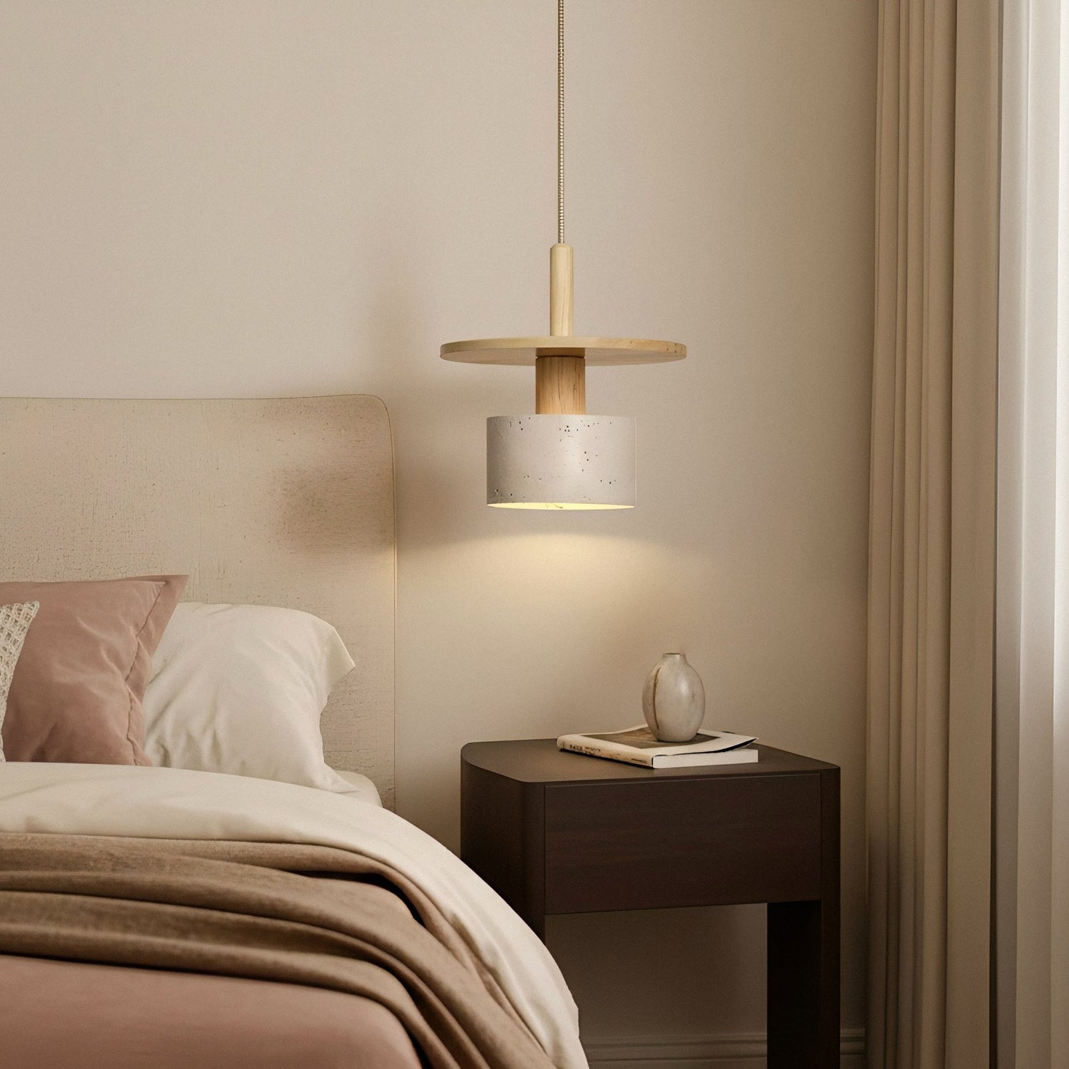 Mersi Wabi-Sabi Travertine Pendant Light