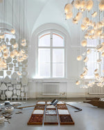 Mesh Glass Pendant Light - Lamp Outdoor