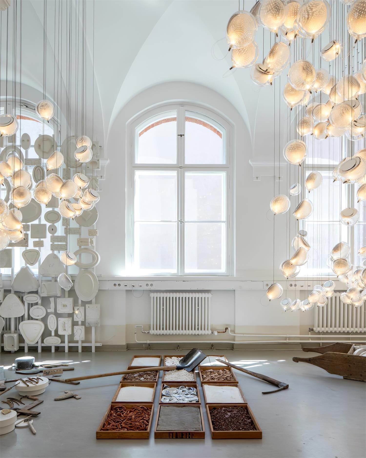 Mesh Glass Pendant Light - Lamp Outdoor