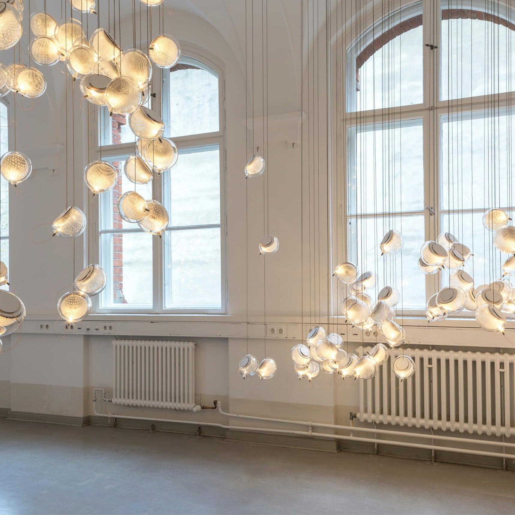 Mesh Glass Pendant Light - Lamp Outdoor