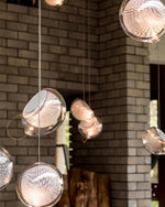 Mesh Glass Pendant Light - Lamp Outdoor