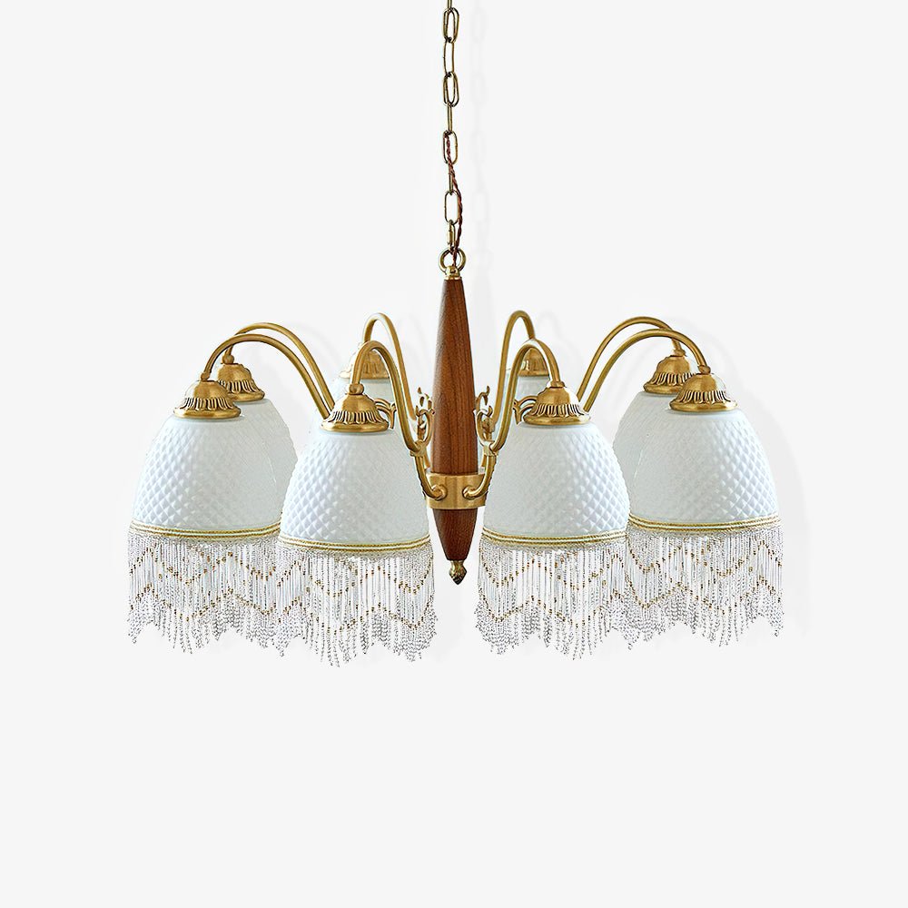 Aurora Chandelier Tassel Glass Vintage - Lamp Outdoor