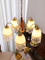 Aurora Chandelier Tassel Glass Vintage - Lamp Outdoor
