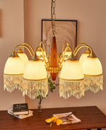 Aurora Chandelier Tassel Glass Vintage - Lamp Outdoor