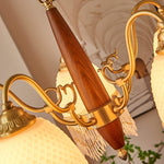 Aurora Chandelier Tassel Glass Vintage - Lamp Outdoor