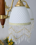Aurora Chandelier Tassel Glass Vintage - Lamp Outdoor