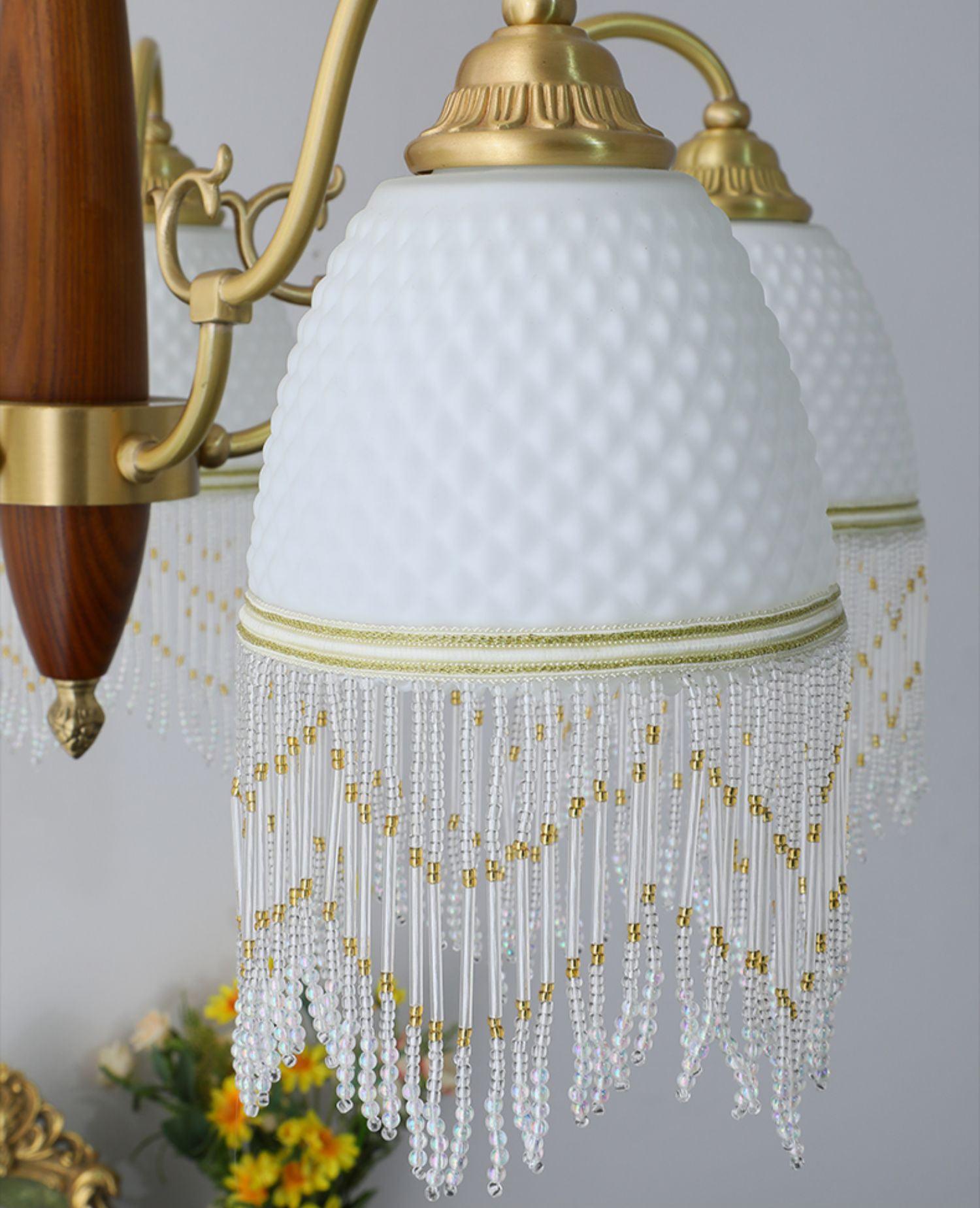 Aurora Chandelier Tassel Glass Vintage - Lamp Outdoor