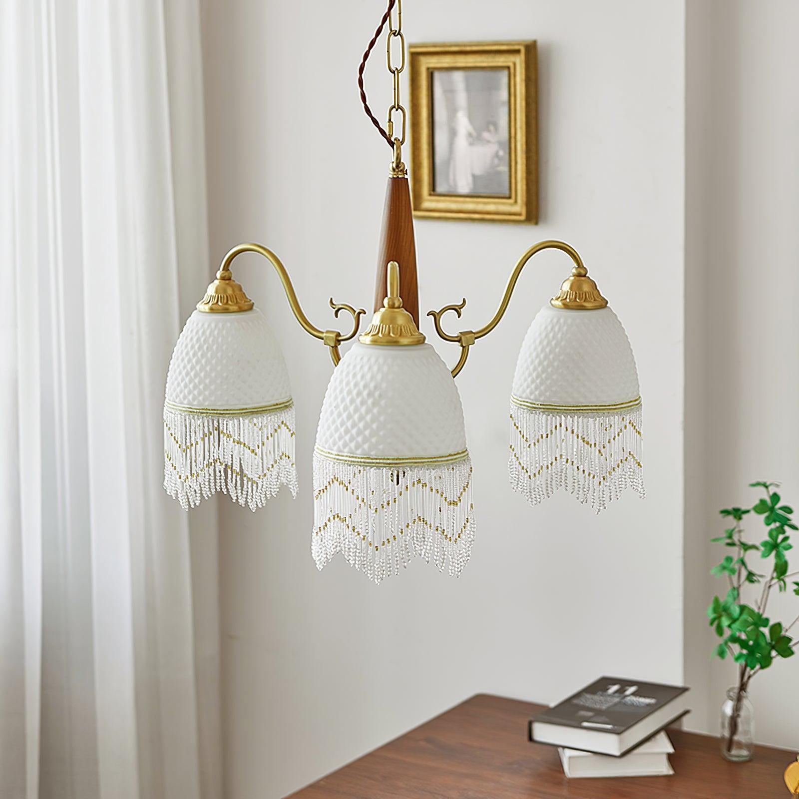 Aurora Chandelier Tassel Glass Vintage - Lamp Outdoor