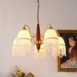 Aurora Chandelier Tassel Glass Vintage - Lamp Outdoor