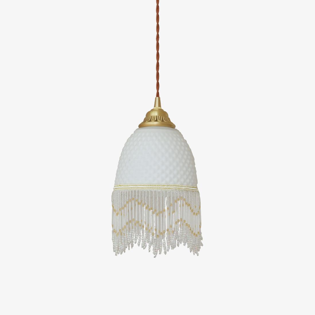 Mesh Tassel Glass Pendant Light - Lamp Outdoor