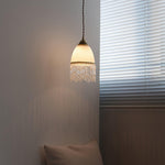 Mesh Tassel Glass Pendant Light - Lamp Outdoor