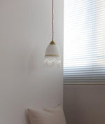 Mesh Tassel Glass Pendant Light - Lamp Outdoor