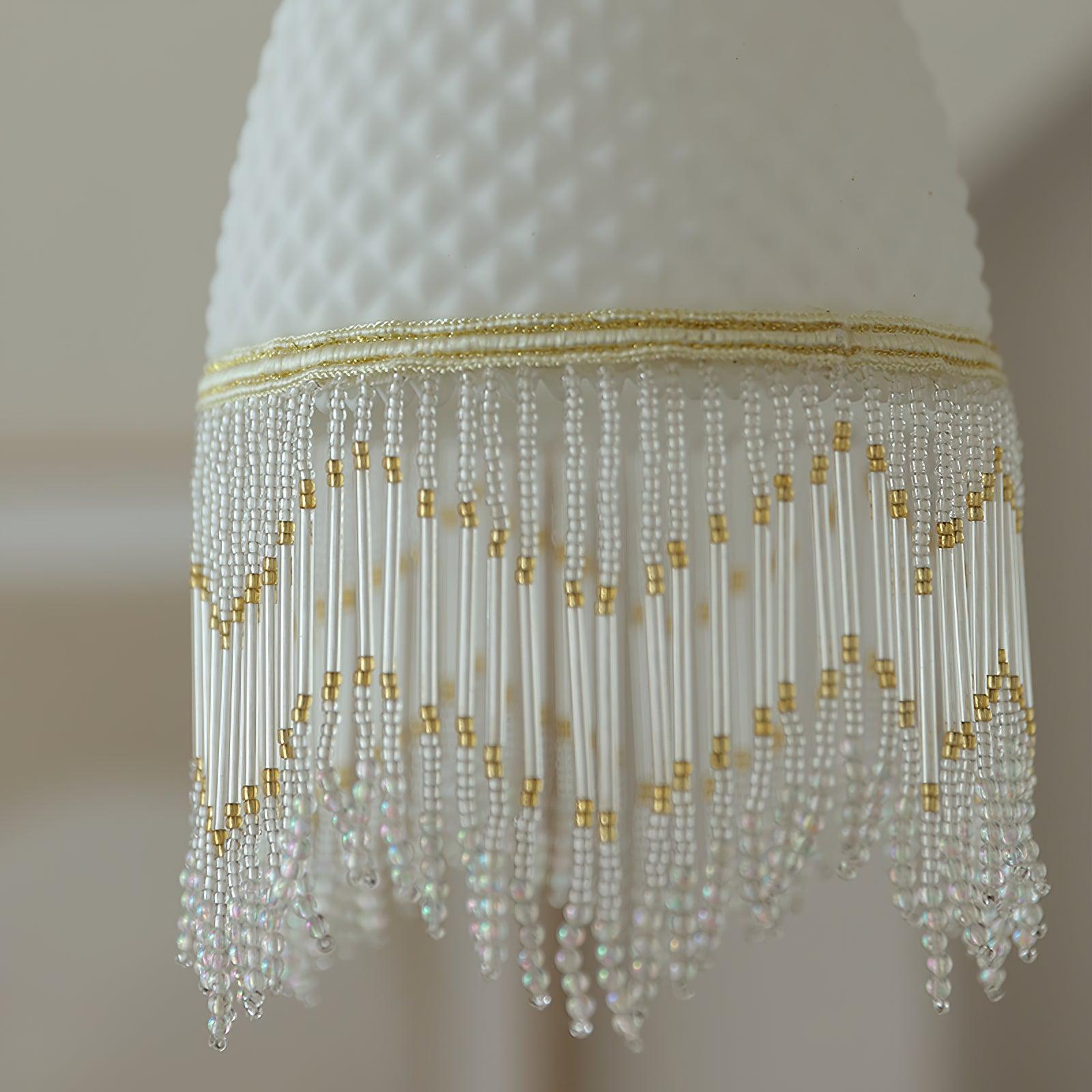 Mesh Tassel Glass Pendant Light - Lamp Outdoor