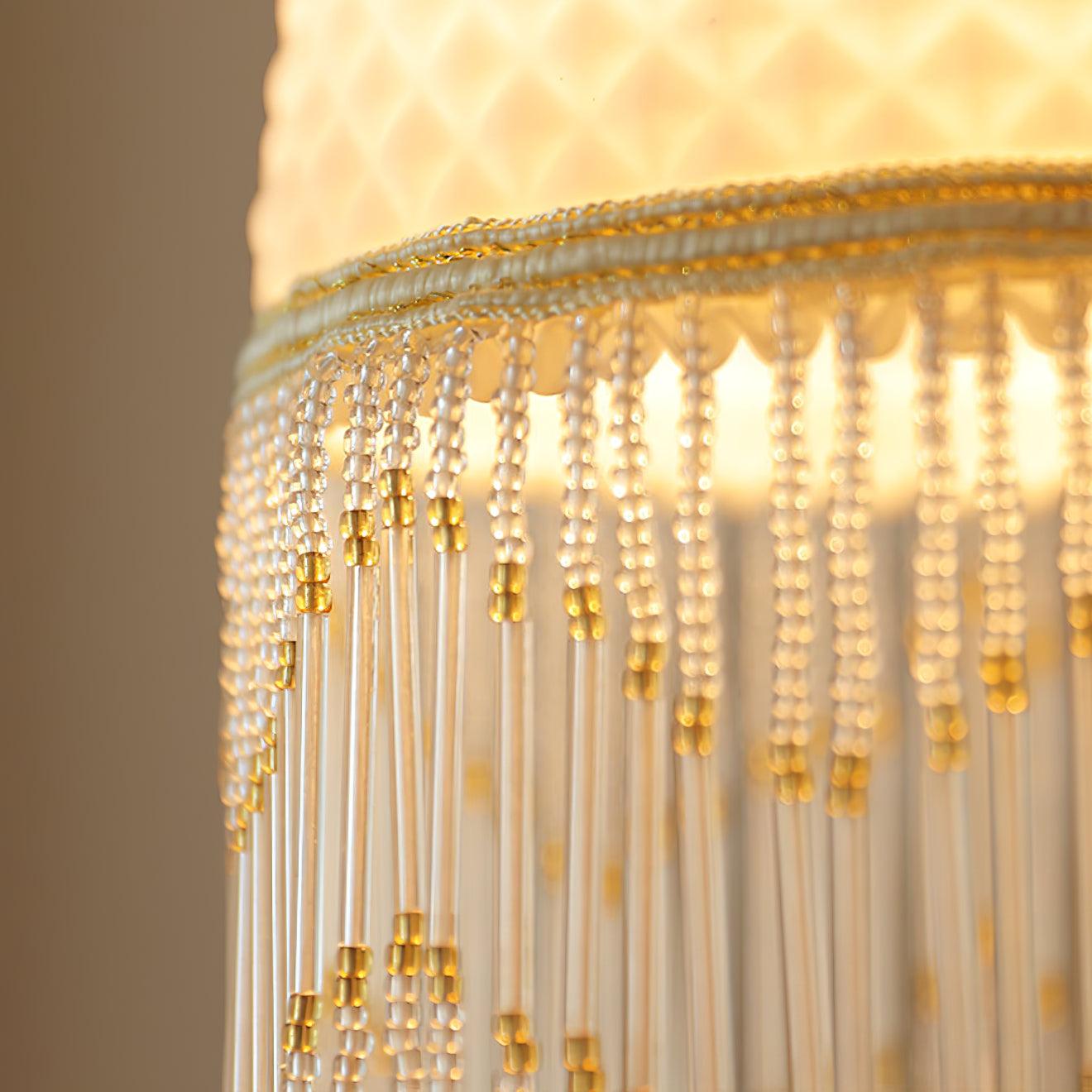 Mesh Tassel Glass Pendant Light - Lamp Outdoor