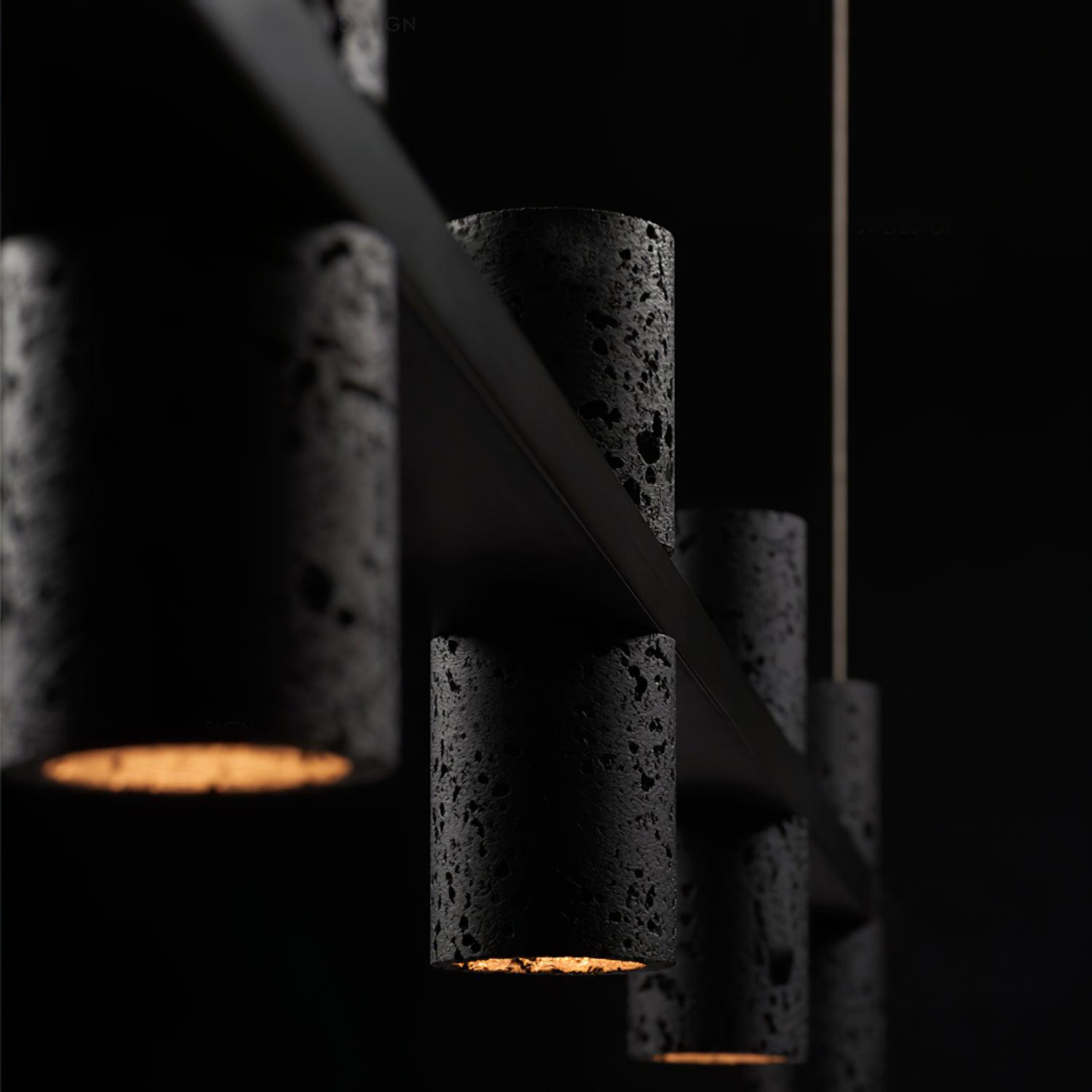 Aurora Pendant Lamp Parallel Stone Minimalist - Lamp Outdoor