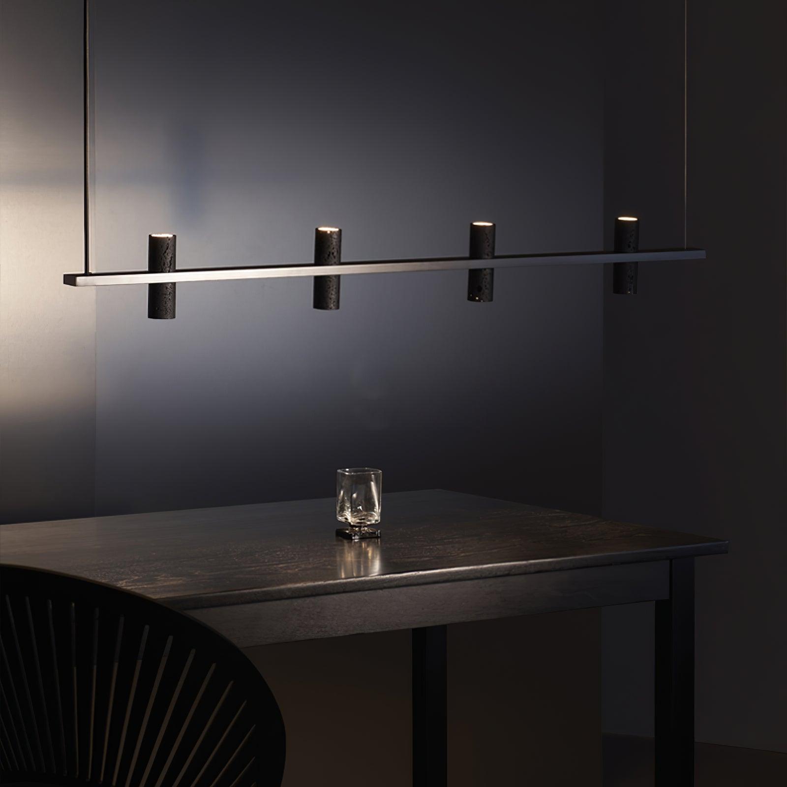 Aurora Pendant Lamp Parallel Stone Minimalist - Lamp Outdoor