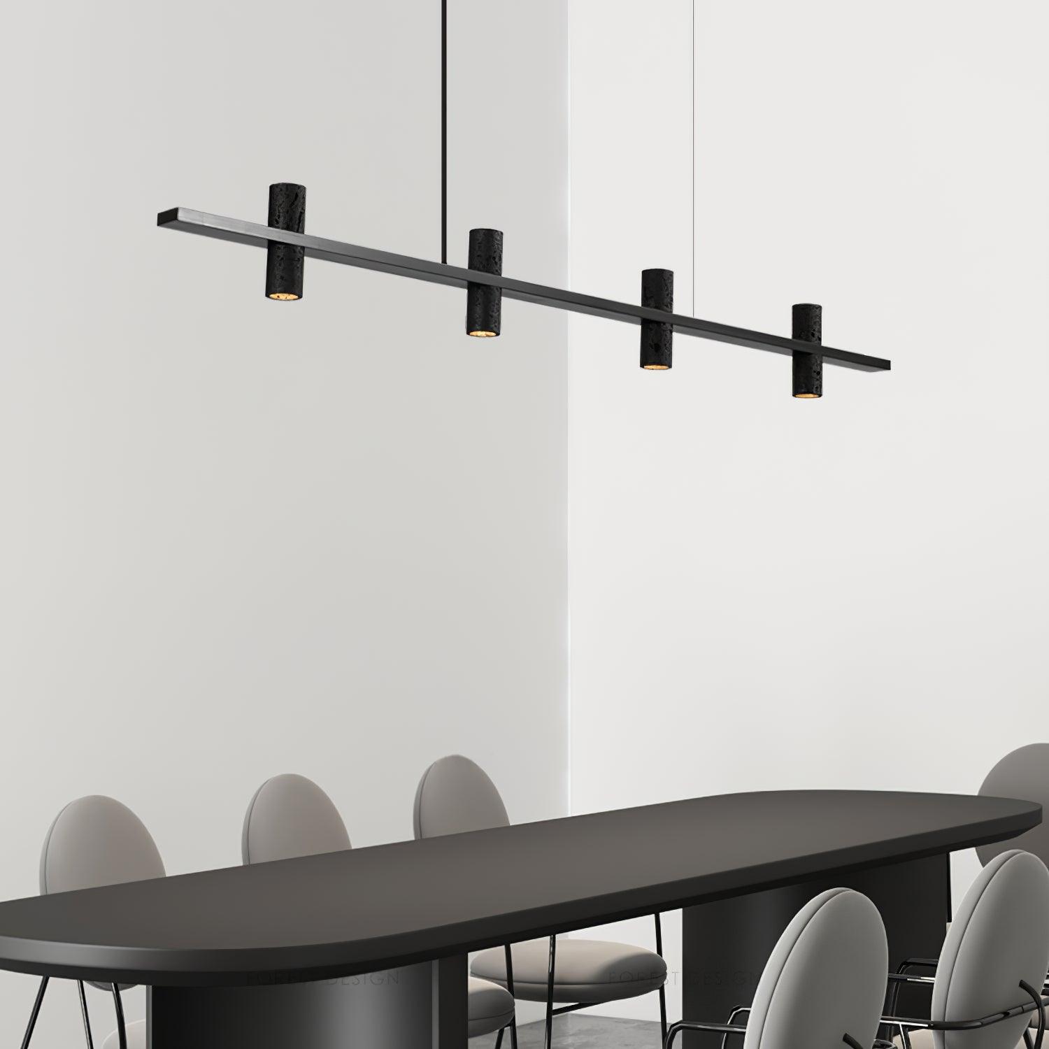 Aurora Pendant Lamp Parallel Stone Minimalist - Lamp Outdoor