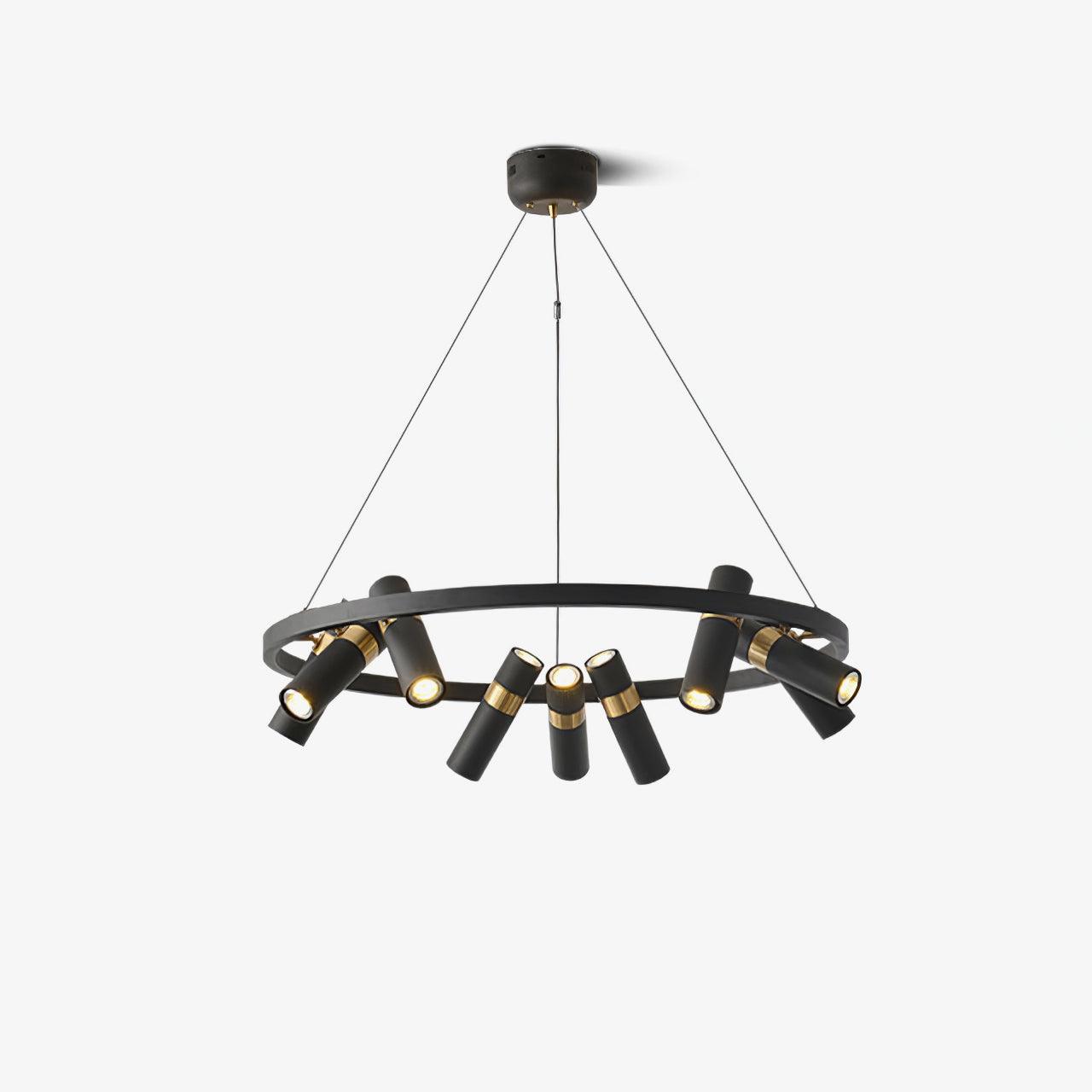 Nova Industrial Acrylic Chandelier - Lamp Outdoor