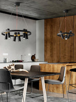 Nova Industrial Acrylic Chandelier - Lamp Outdoor
