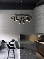 Nova Industrial Acrylic Chandelier - Lamp Outdoor