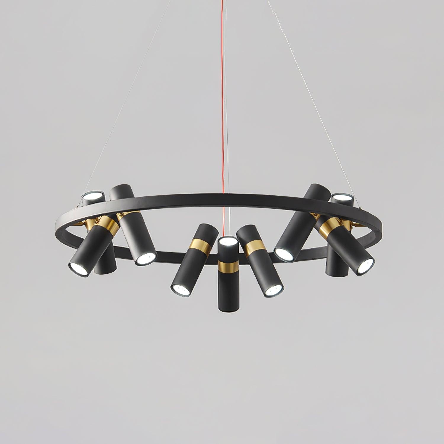 Nova Industrial Acrylic Chandelier - Lamp Outdoor