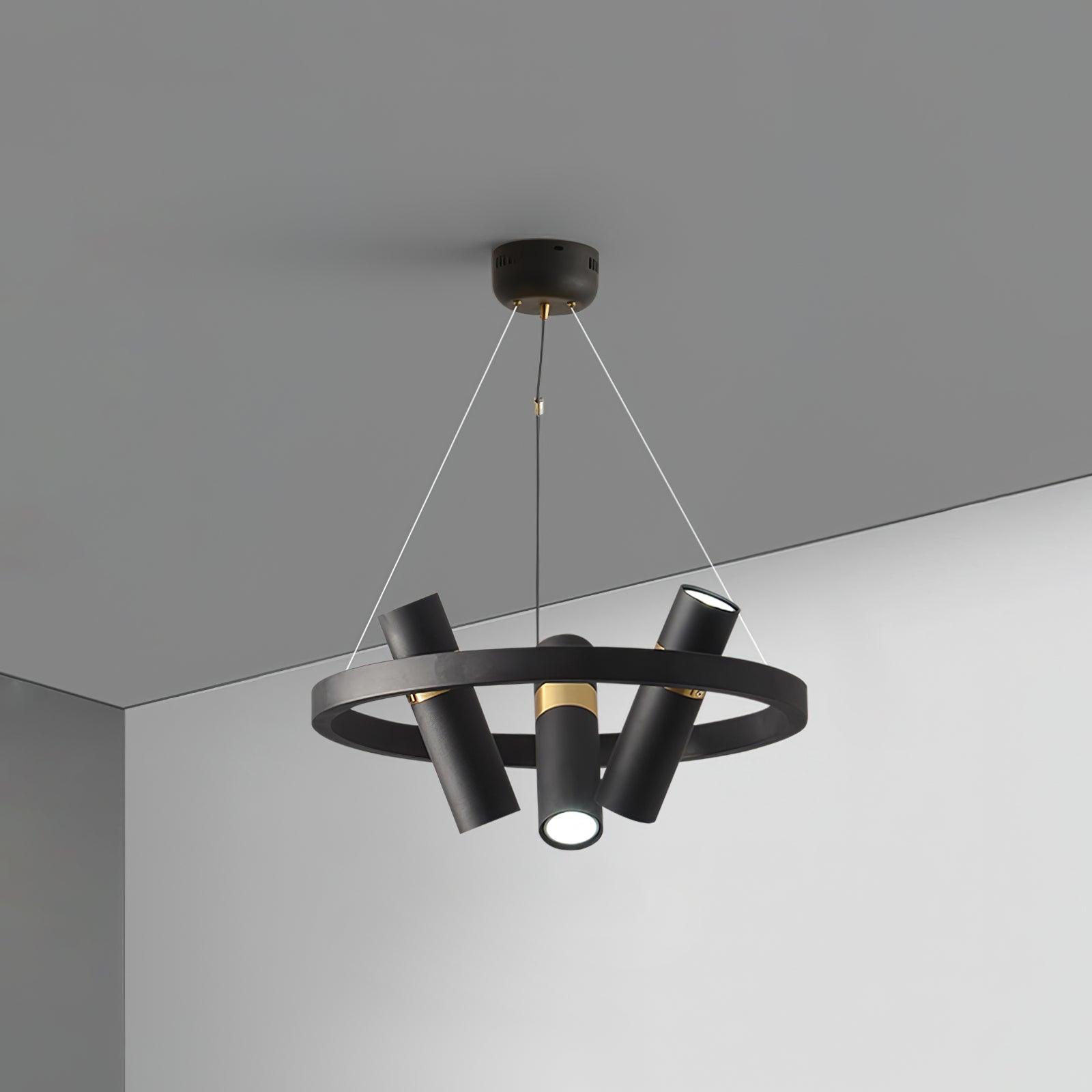 Nova Industrial Acrylic Chandelier - Lamp Outdoor