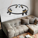 Nova Industrial Acrylic Chandelier - Lamp Outdoor