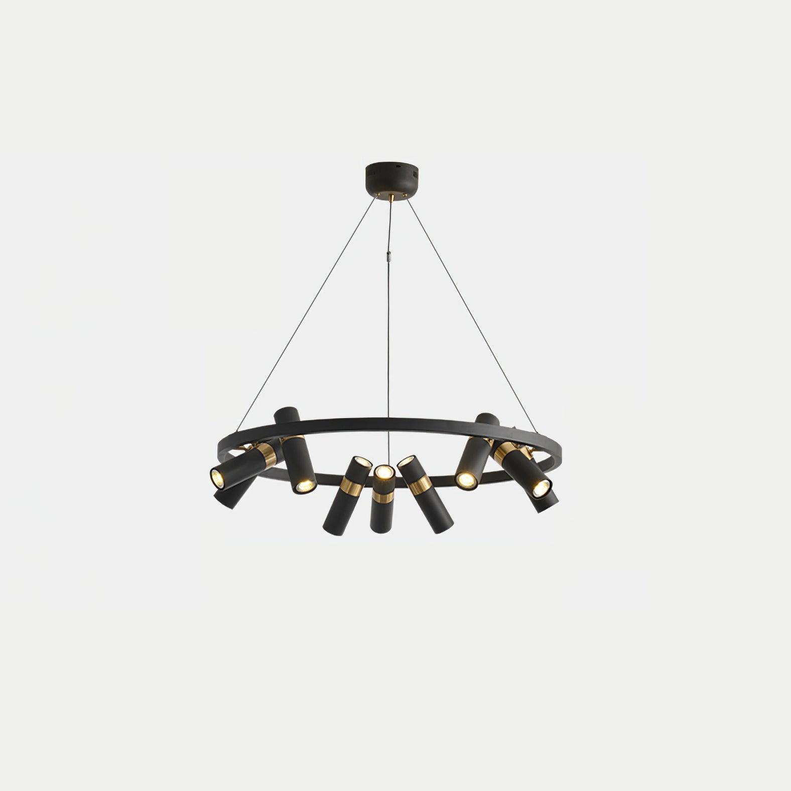 Nova Industrial Acrylic Chandelier - Lamp Outdoor