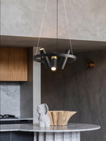 Nova Industrial Acrylic Chandelier - Lamp Outdoor