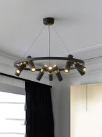 Nova Industrial Acrylic Chandelier - Lamp Outdoor
