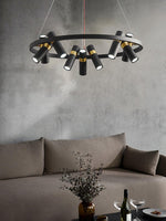 Nova Industrial Acrylic Chandelier - Lamp Outdoor