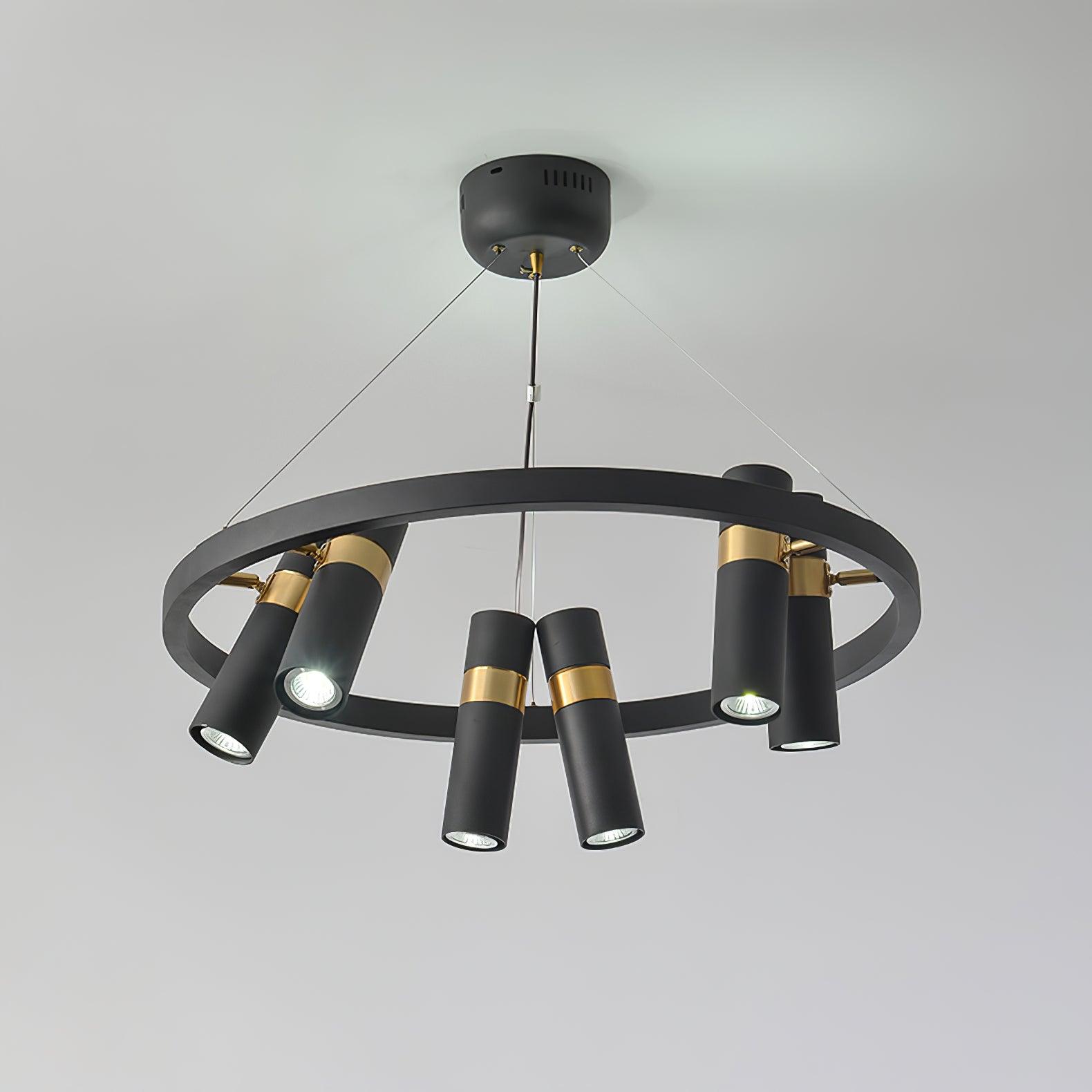 Nova Industrial Acrylic Chandelier - Lamp Outdoor