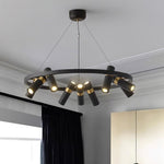 Nova Industrial Acrylic Chandelier - Lamp Outdoor