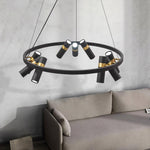 Nova Industrial Acrylic Chandelier - Lamp Outdoor