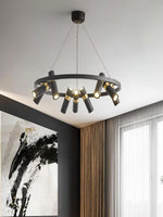 Nova Industrial Acrylic Chandelier - Lamp Outdoor